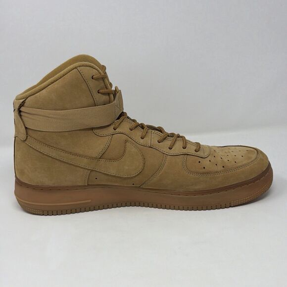 Nike Air Force 1 High 07 LV8 Wheat Flax Gum Suede 806403-200 Mens 14 main image 4